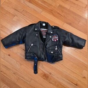 Harley-Davidson Vintage Toddler Faux Leather Jacket